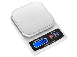 Báscula de cocina electrónica de alta precisión con bandeja retroiluminada 10 kg/1 g Siurn