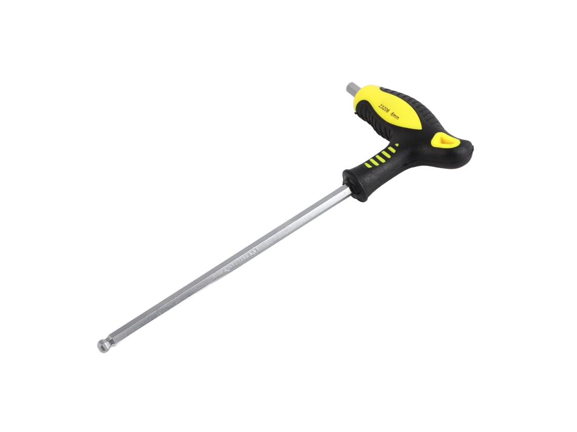 Llave Allen en T de cabeza redonda de 6 mm | Herramienta profesional | Sin marca