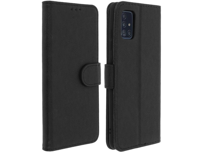 Funda Samsung Galaxy A51 AVIZAR Libro Negro