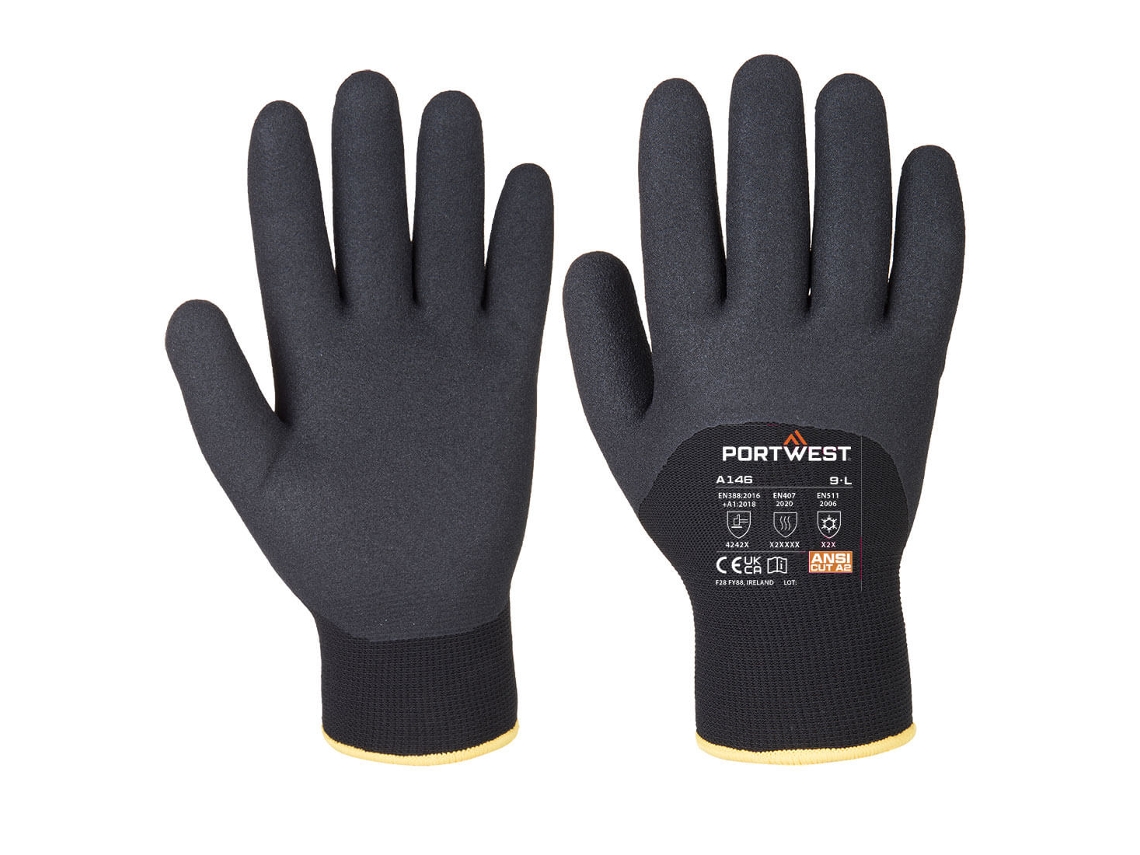 Guante De Invierno Artic - Protección Y Comodidad Negro / Xxl