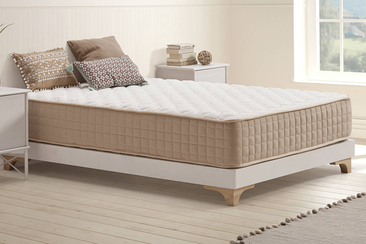 Moonia 135x190cm Cama de matrimonio alta durabilidad antiacaros grosor 30 modelo dogma gel 135x190