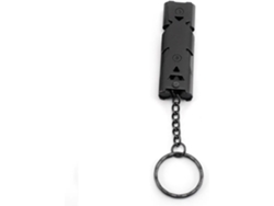 Tubo de supervivencia, con dos cabezales, para alta frecuencia y altos niveles de decibelios, fabricado en acero inoxidable.