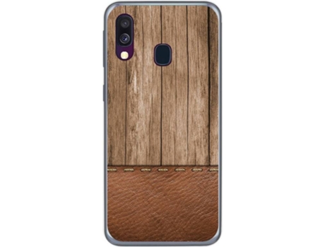 Carcasa Samsung Galaxy A40 TUMUNDOSMARTPHONE Madera 09 Multicolor