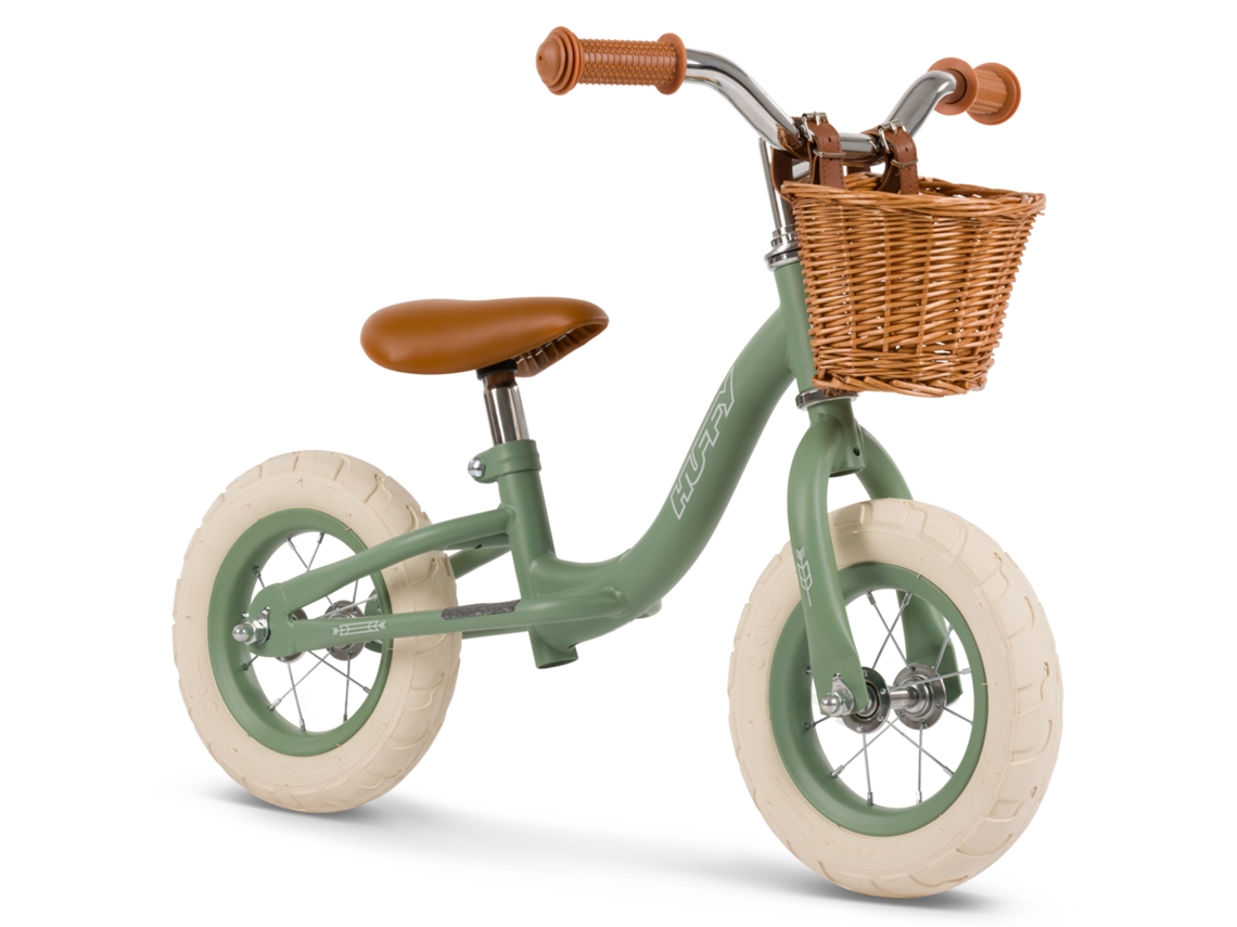 Bicicleta de Equilibrio Vintage 10" - Verde Mate