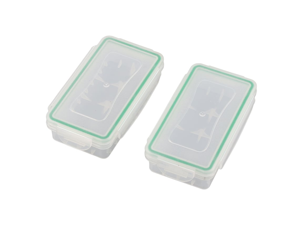 Caixa De Armazenamento Para Baterias 18650 2pcs Protetora Impermeável Capa Portátil