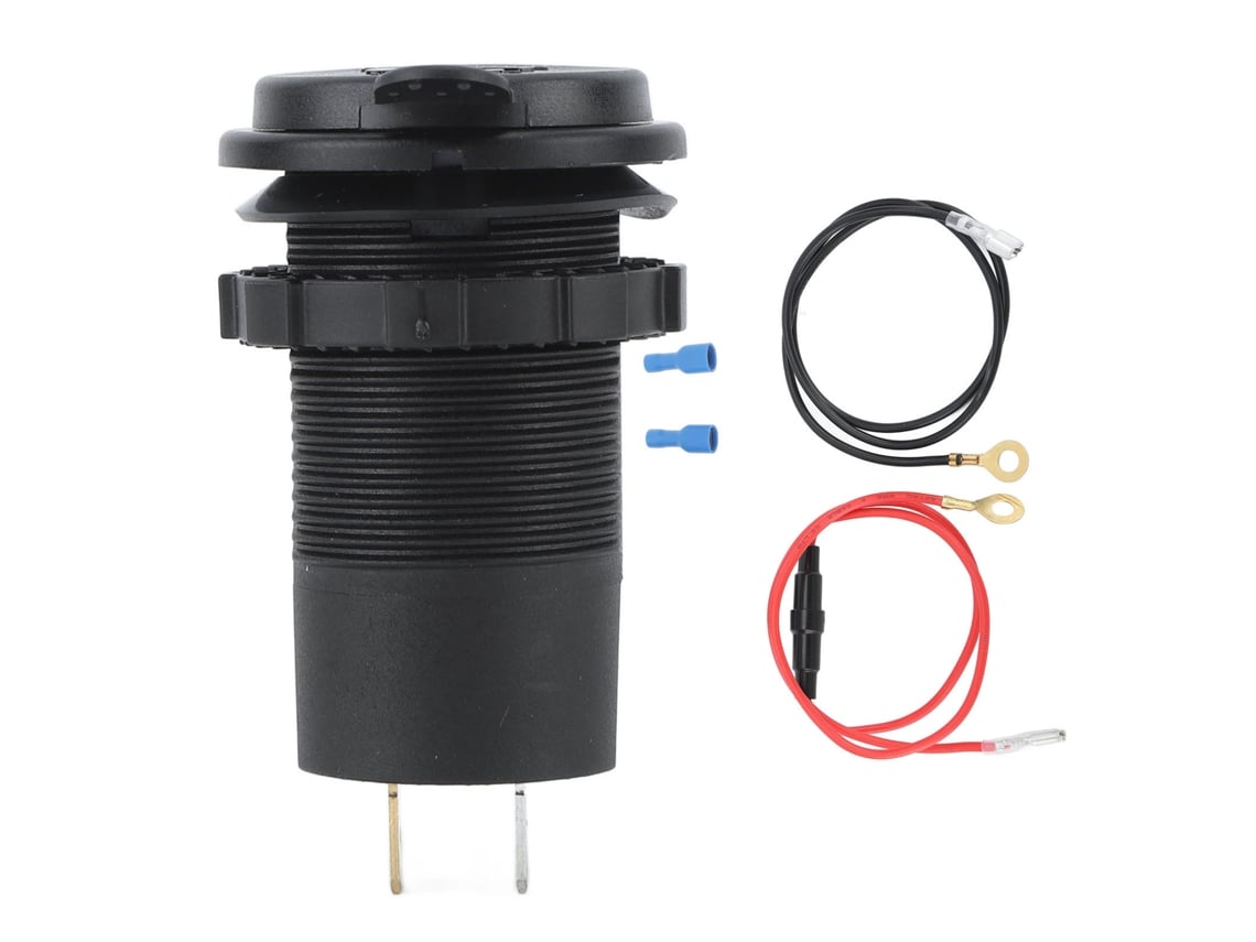 2026-cargador De Coche Usb C 60w Pd Qc4.0 12v 24v, Puerto Usb Universal Impermeable Ip65 Para Rv Barco Camión Automóvil