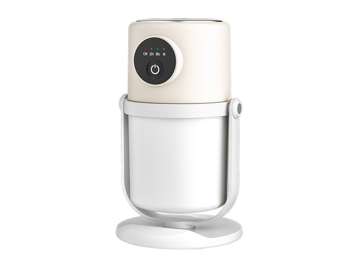 Nuevo humidificador giratorio de 360°, purificador de aire USB, pequeño aerosol hidratante con luz nocturna silenciosa para oficina en casa.
