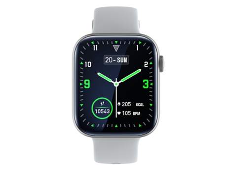 Smartwatch Plata para Android 1,81'' Bluetooth Call Soporte 120 Sport A7