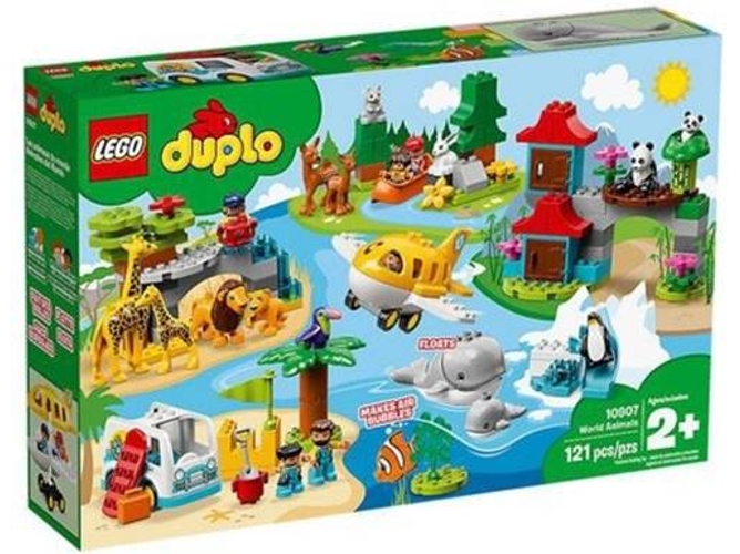 LEGO Duplo: Animales del mundo - 10907 (Edad Mínima: 2 - 121 Piezas)