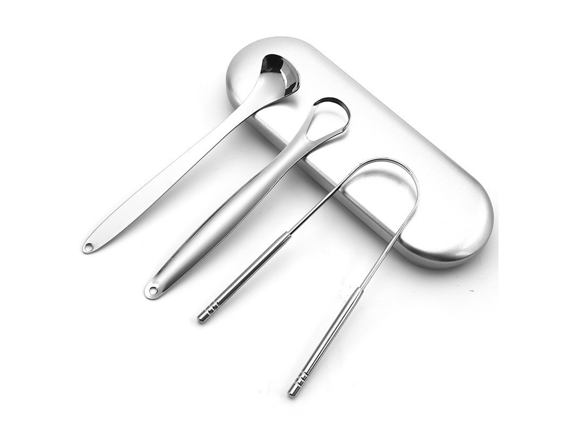 Conjunto De Raspador De Lengua (3 Piezas)
