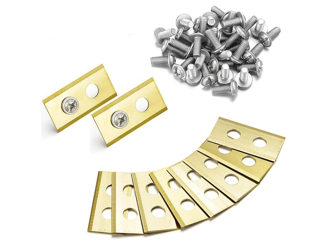Cuchillas De Titanio Para Cortacésped Robótico 30 Piezas Con Tornillos Compatible Con Worx Landroid