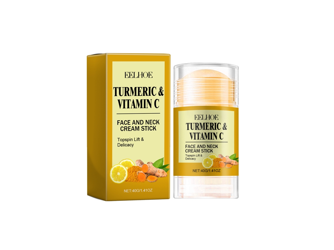 Barra de crema de cúrcuma para rostro y cuello
