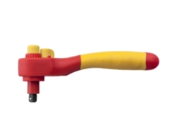 WIHA Llave de carraca aislada para llaves de vaso Conmutable a 1/4" (43054)