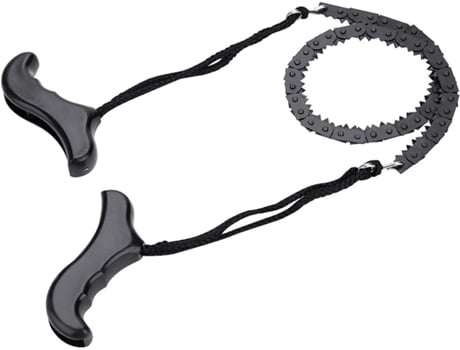 Motosierra portátil Motosierra de mano Motosierra manual de metal ligero Accesorio de supervivencia de emergencia al aire libre GELLDG