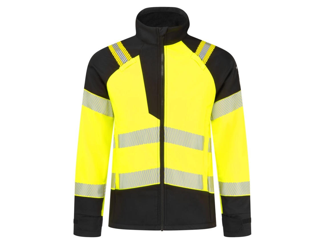 Chaqueta Softshell Ignífuga Alta Visibilidad Modaflame | Fr Amarillo/negro / L