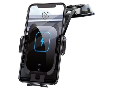 Cargador Teléfono Inalámbrico Automóvil CHRONUS Negro