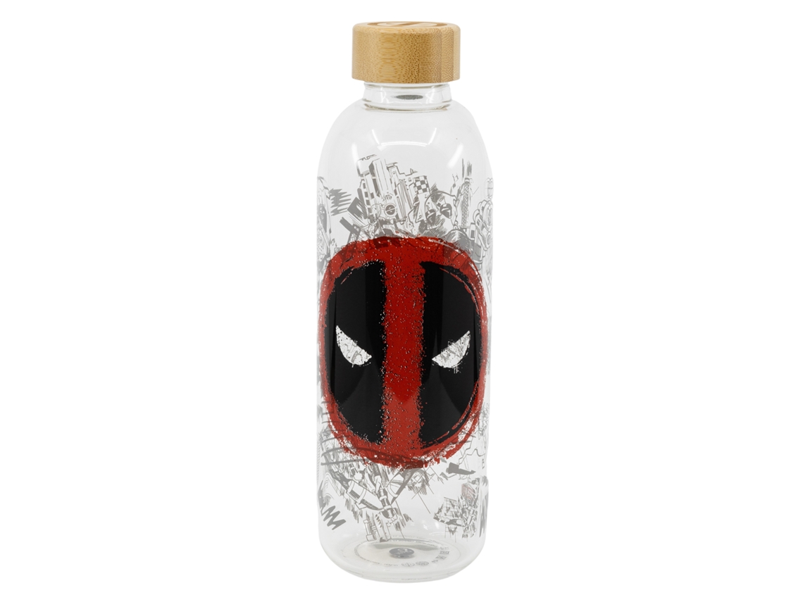 Disney BOTELLA DE CRISTAL GRANDE 1030 ML DEAD POOL YOUNG ADULT