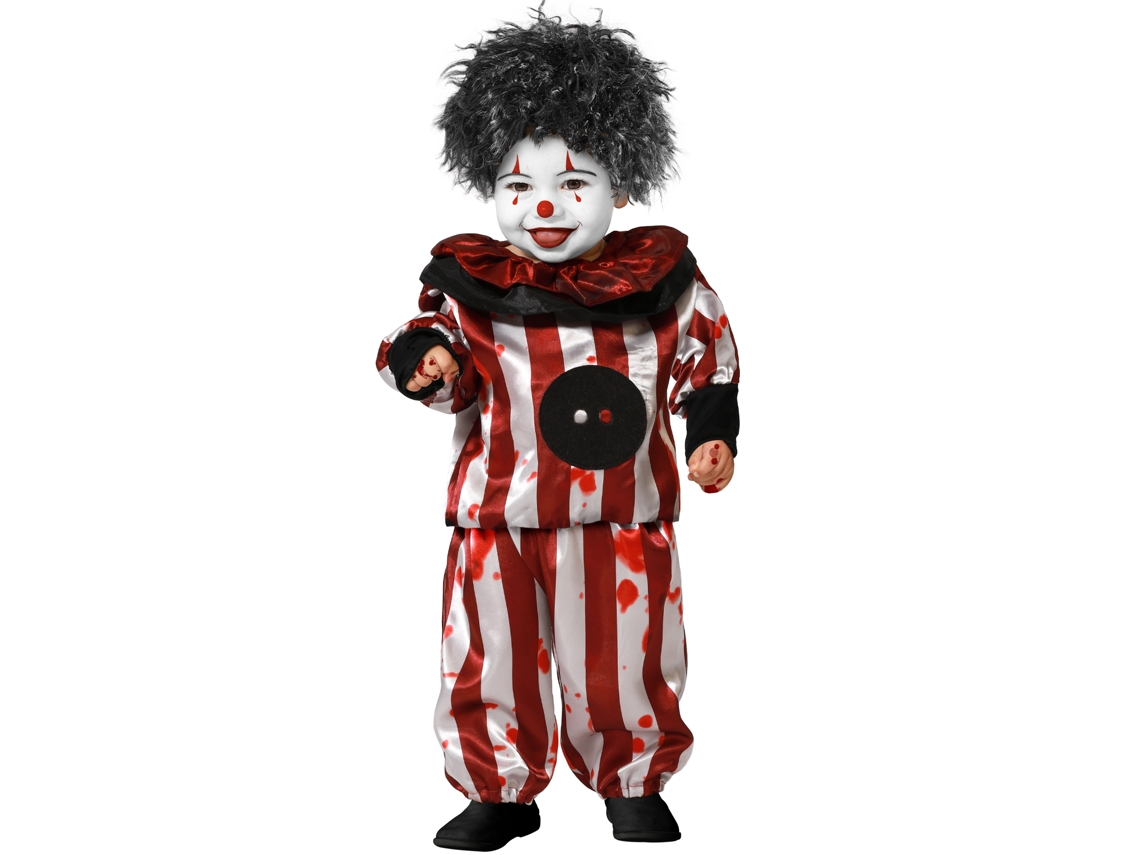 Disfraz Payaso Diablo bebé niño Rojo 24 meses ATOSA