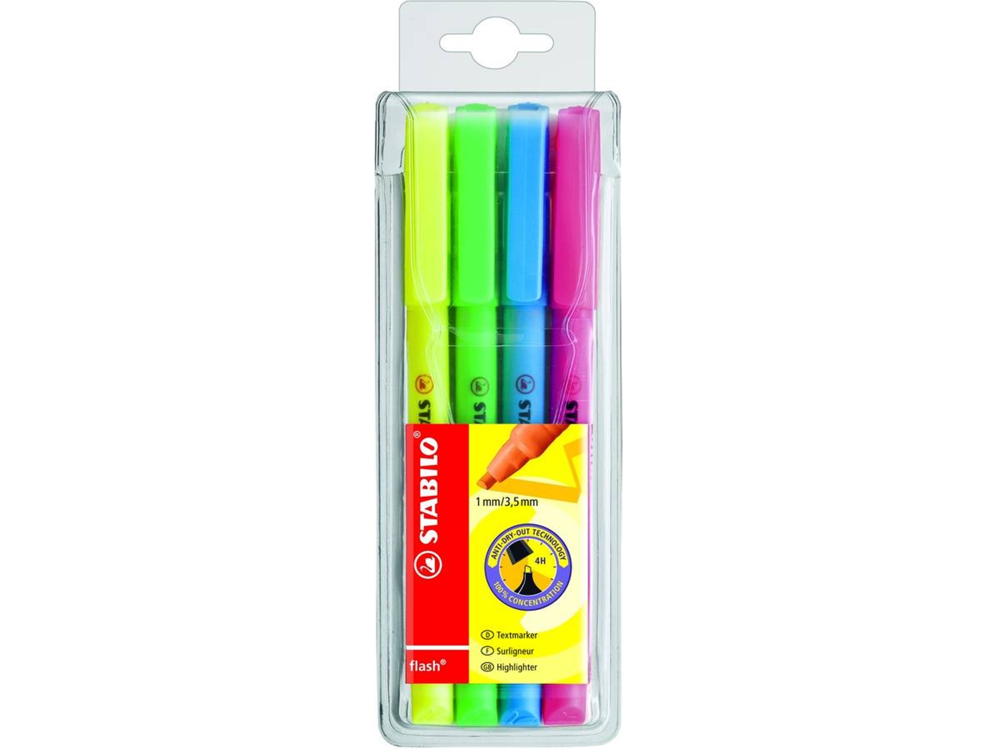 Rotuladores STABILO 555/4 Multicolor