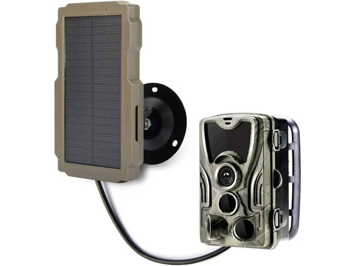 Caméra Faune Sauvage Kit De Panneau Solaire Jeu Piste, Cargador Recargable 3000mah 6v-12v