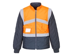 Parka 7 En 1 De Alta Visibilidad Transpirable - Contrast Reversible Amarillo Marino / 4xl