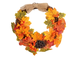 2026 Store-guirnalda Artificial De Otoño Para Puerta Con Hojas De Arce Decoración De Hogar Y Festivales