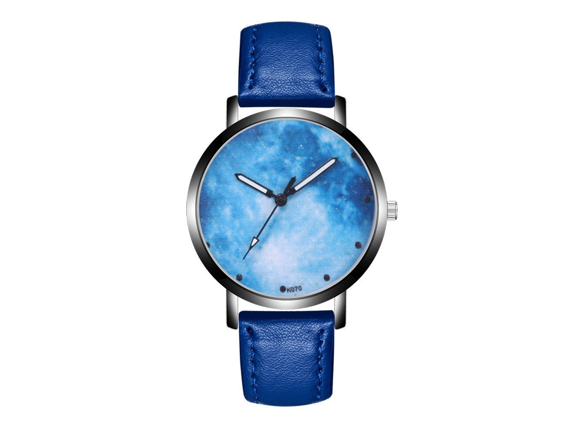 Reloj Casual Unisex Rebirth Moderno Con Pantalla Analógica De Cuarzo Y Correa De Pu Blanca/negra.