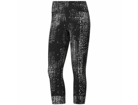 Mallas Deportivas de Mujer REEBOK Lux 3/4 Negro (XS - Negro)