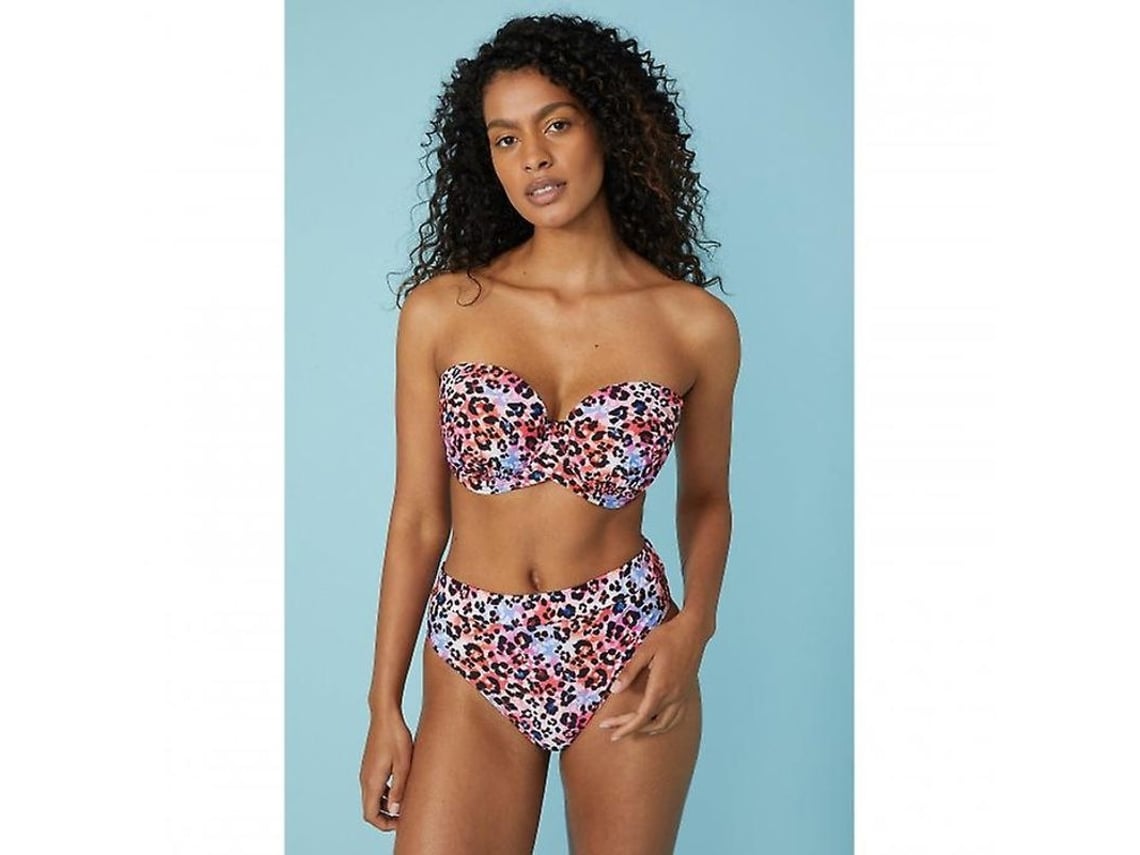 2026-top De Bikini Sin Tirantes Con Estampado Animal Para Mujer, Diseño Elegante Y Soportado Con Armadura