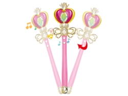 Varita Mágica Musical De Sailor Moon Con Luces Intermitentes - Juguete Educativo Para Niños