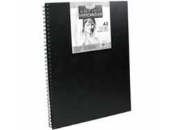 Bloc de dibujo ROYAL & LANGNICKEL Negro A3