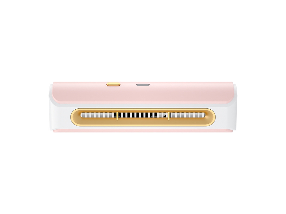 Purificador de aire y desodorizante para refrigerador, recargable por USB, para el hogar, refrigerador y armario, chrui (rosa, 500 mAh)