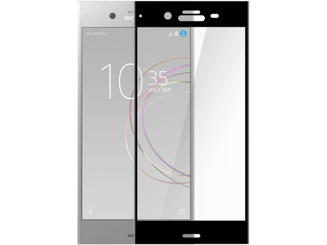 Protector de Cristal Templado AVIZAR Sony Xperia XZ1 Negro