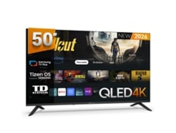 Smart Tv 50 Pulgadas Qled 4k Con Samsung Tv Tizen Os 8.0. Televisores 2026 - Td Systems Prime50qc22tizen