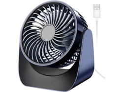 Ventilador De Escritorio Usb Para Refrescarse En Casa, La Oficina, Acampar O Viajar (batería No Incluida, Bl Yju)