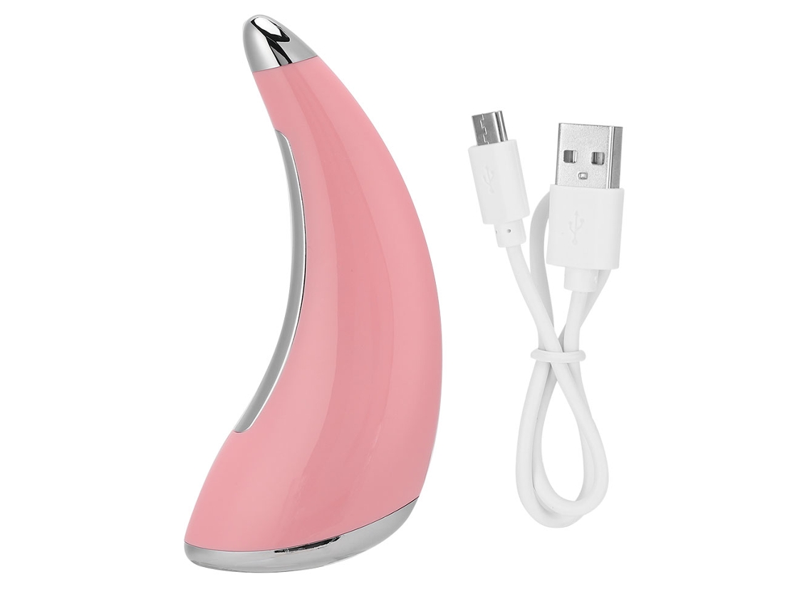 Dispositivo de belleza USB multifunción rosa con masajeador de ojos y eliminador de arrugas