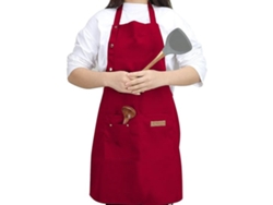 Delantal De Cocina Ajustable Para Mujer Y Hombre, Para Barbacoa, Chef, Artista, En Lona