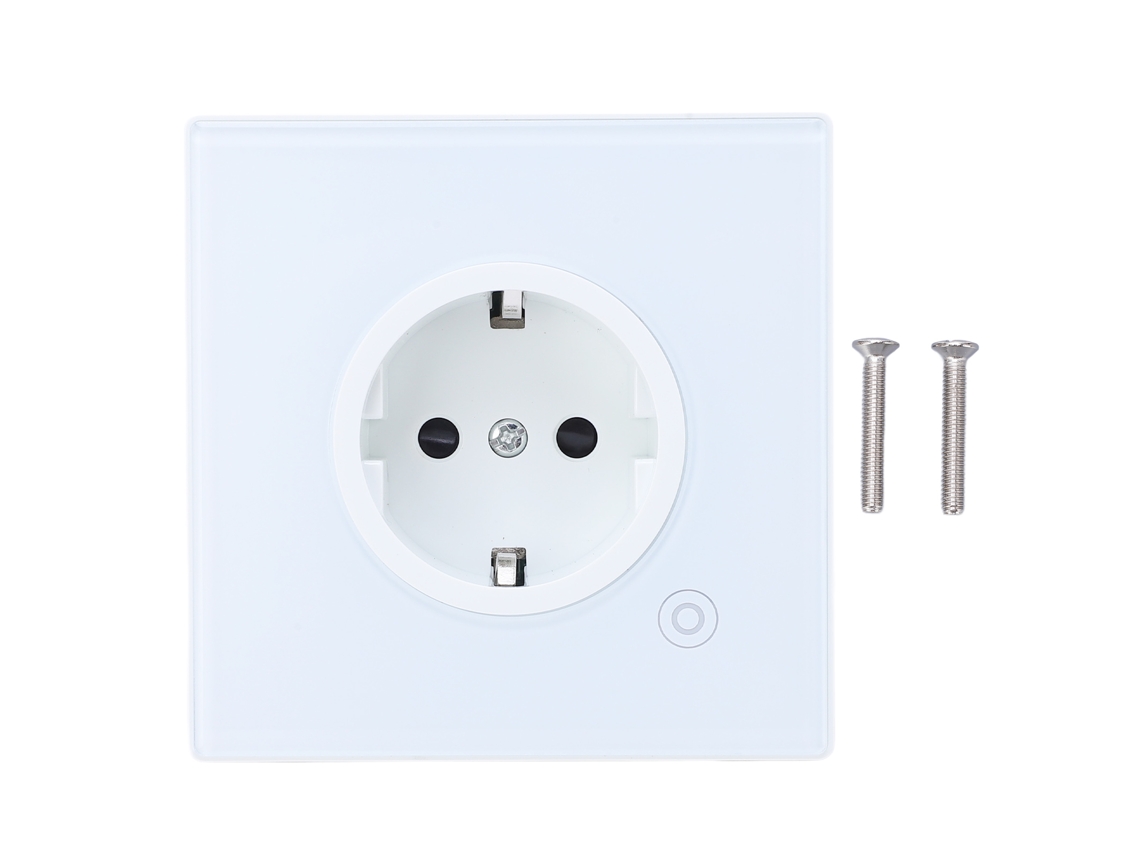 2026velora-panel Inteligente De Enchufe Smart 16a 1 Vía Con Temporizador Blanco Tuya