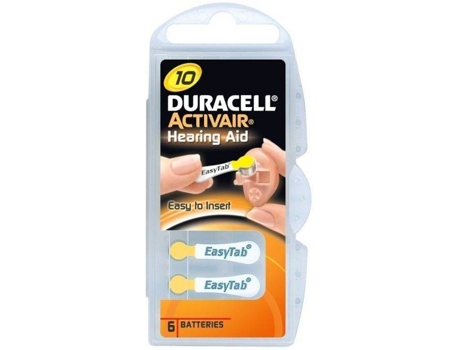 Pilas ApaRatón Auditivo DURACELL PR70 (6 Und)
