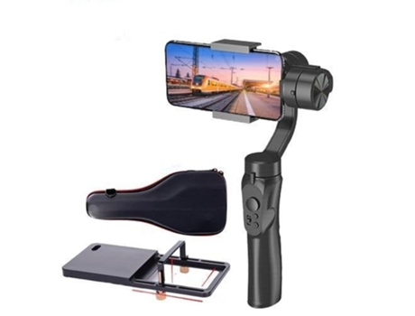 Estabilizador de Gimbal SLOWMOOSE Portátil de 3 Ejes para Smartphone iPhone com Tiro Vertical y Lateral de Angel
