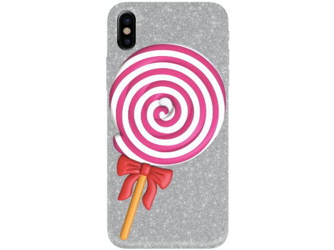 Funda iPhone X, XS BENJAMINS 3D Lollipop Rosa