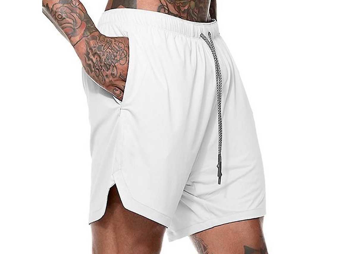 2026-pantalones Cortos Para Hombres Deportivos Con Bolsillos Para Gimnasio Fitness Y Correr