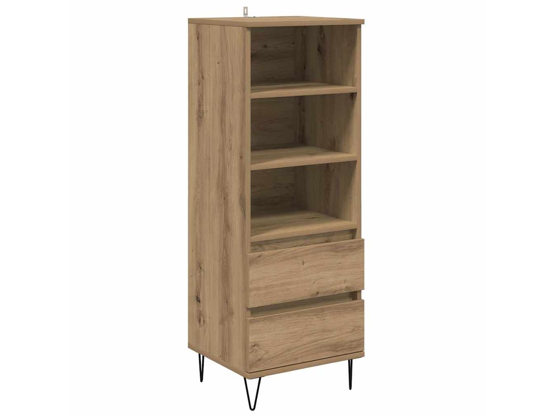 Maison Exclusive - Alacena Roble Artesanal 40 X 36 X 110 Cm Madera Contrachapada