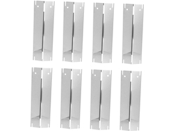Grilles Chauffantes Et Brûleur Para Barbacoa - Ensemble De 8 Plaques Piezas Rechange À Gaz