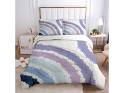 Juego Ropa Cama Piezas Funda Nórdica Microfibra Diseño Almohada Funda 140x200cm 140 X 200 Cm 65