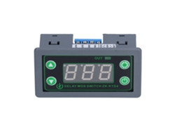 Módulo De Retardo Digital Con Led Y Relé Para Control Industrial Y Equipos Electrónicos.