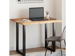 Tablero De Mesa | Superficie De Mesa | Tablero De Escritorio Rectangular Madera Maciza De Acacia 100x80x2 Cm Wsd37422