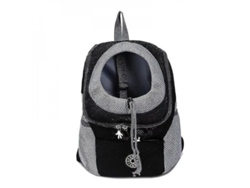 2026-mochila Portátil Para Mascotas Con Malla Frontal Transporte Perros Gatos Tamaño S/m Mhc S Negro