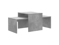 Maison Exclusive - Mesa De Centro Madera Contrachapada Gris Hormigón 100x48x40 Cm