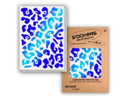 Autocolantes Refletores WILL B STICKERS Talla A5 Leopardo